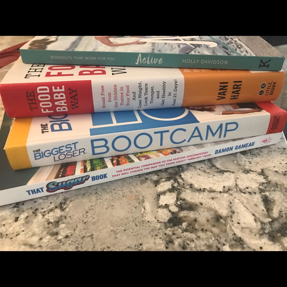 Health/weight loss book bundle.  Set of 4